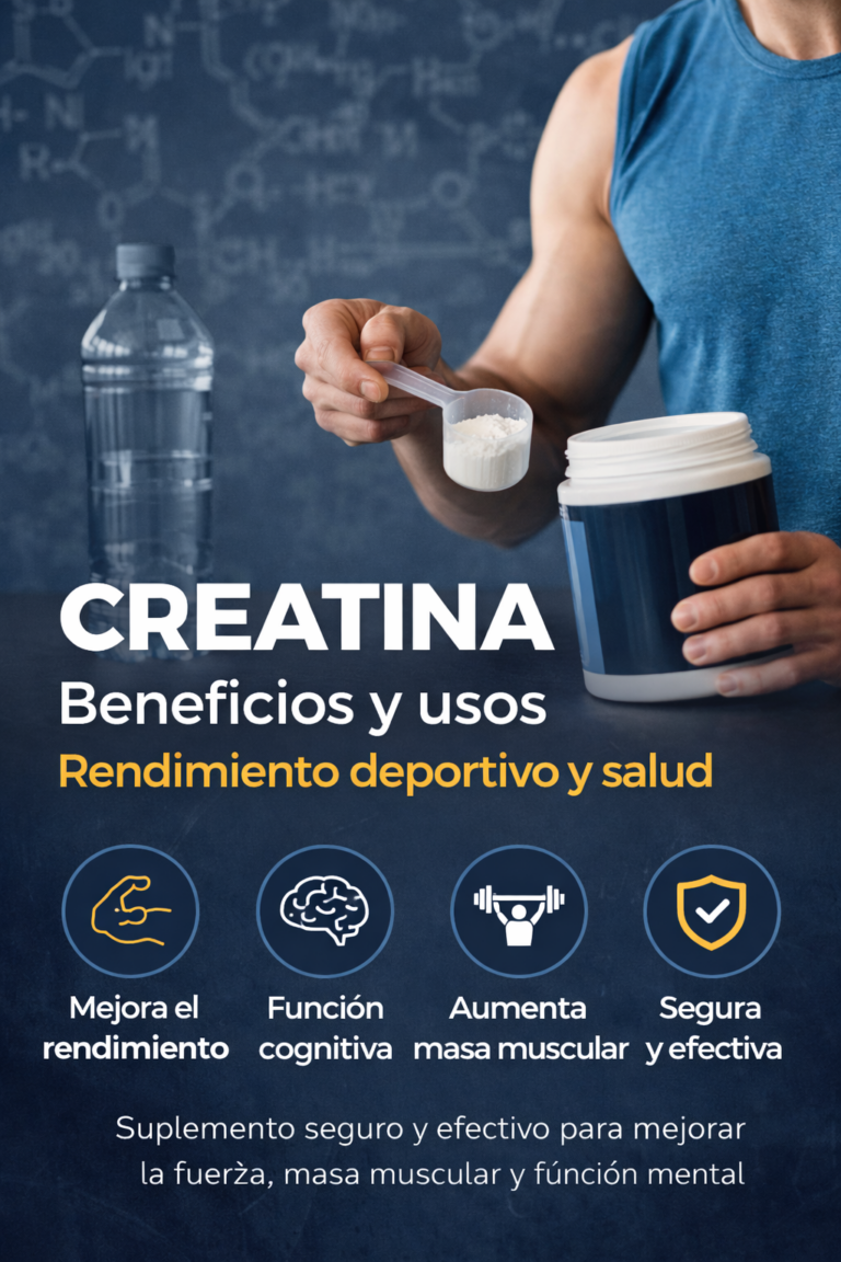 Creatina: beneficios y usos en el rendimiento deportivo y la salud